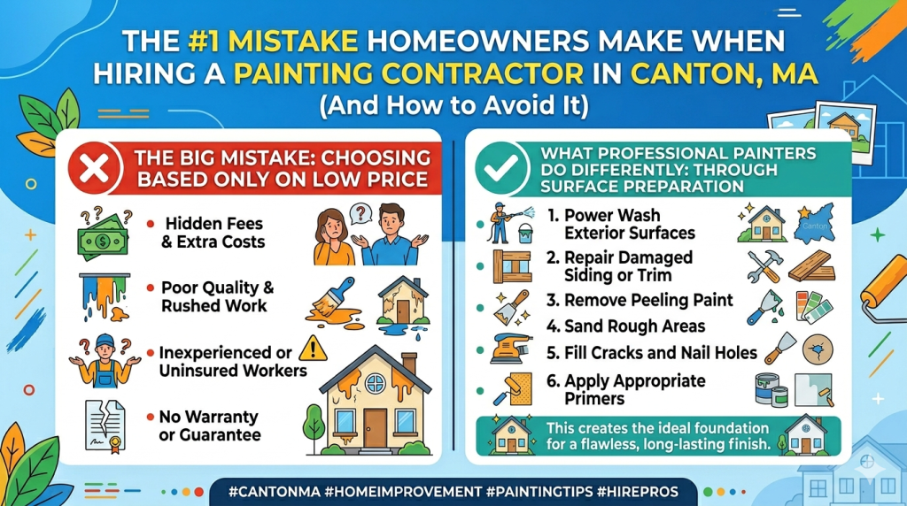 What Professional Painting Contractors in Canton, MA Do Differently