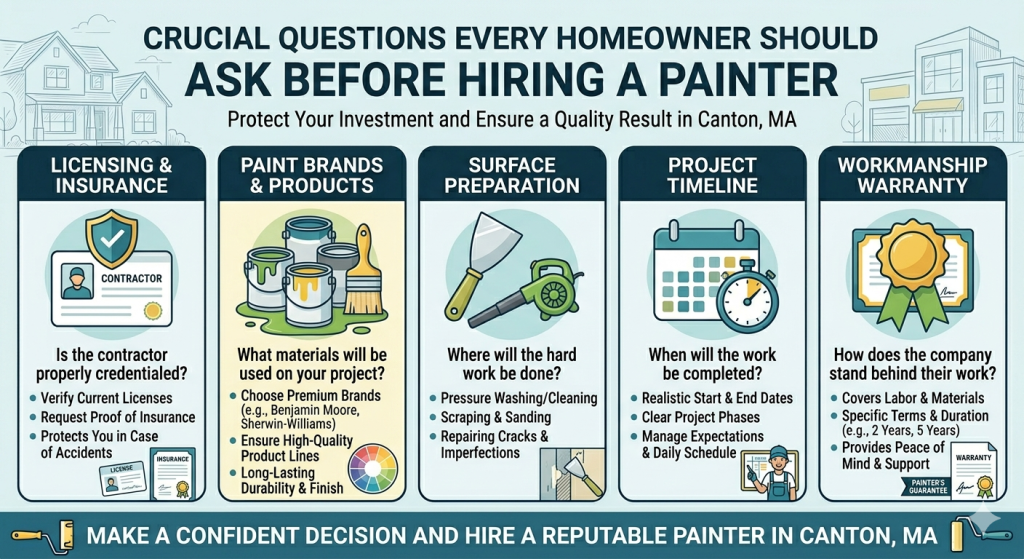 Questions Every Homeowner Should Ask Before Hiring a Painter