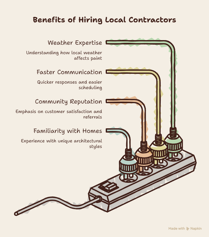 Why Hiring a Local Painting Contractor in Canton, MA Makes Sense