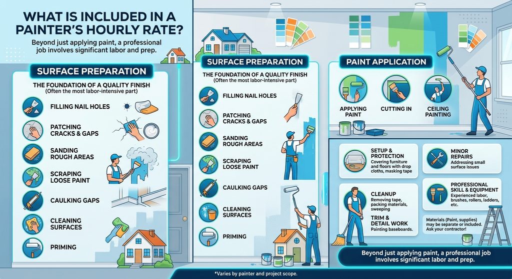 What Is Included in a Painter's Hourly Rate?